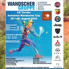 Wandscher Cup 26.-28.08.2022 - Plakat